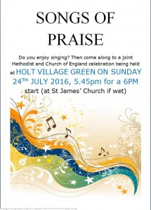 Holt Green Songs of Praise 2016