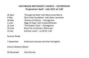 Holtwood Sisterhood Programme 2022