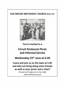 Pentecost Service poster 2025